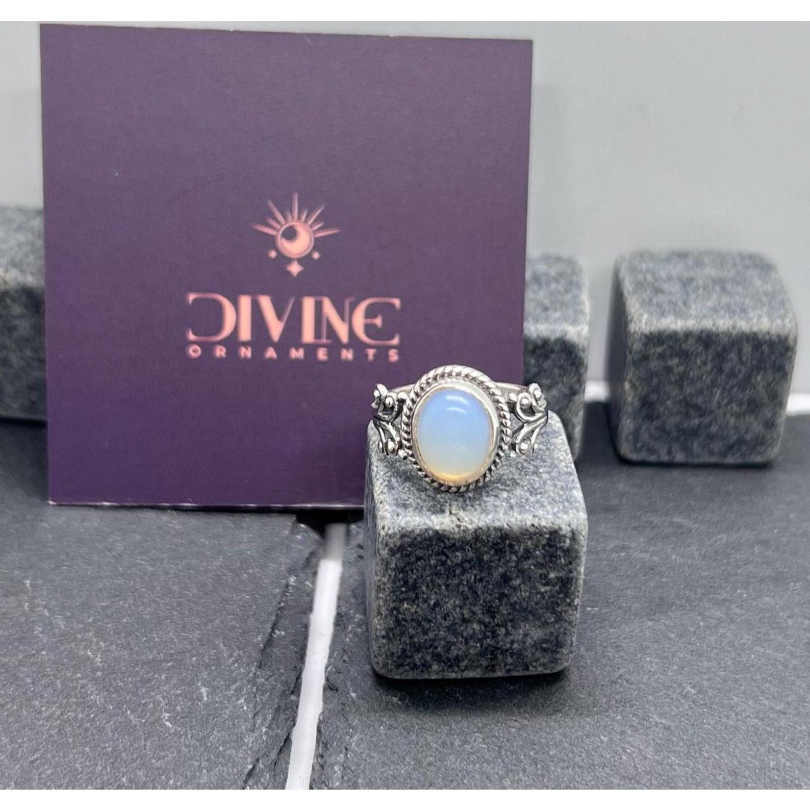 Sterling Silver Gemstone Ring